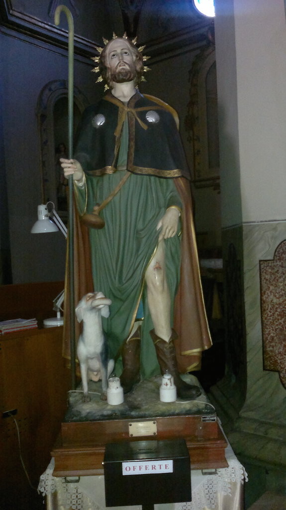 san rocco guardia Vomano statua