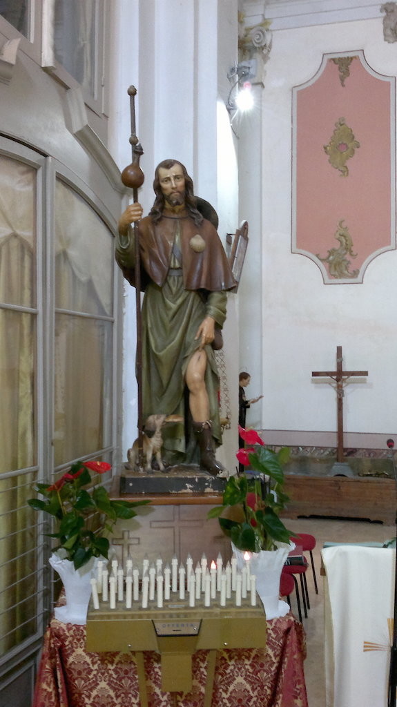 san rocco scorrano statua