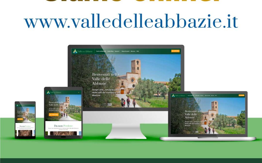 Restyling del sito web di Valle delle Abbazie